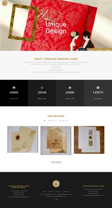 Thangam Wedding Cards